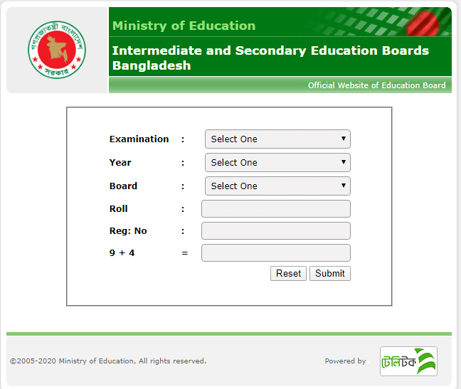 Check HSC Result 2020 Sylhet Board from Education Board Results Official Website
